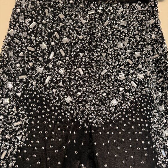 ✨ Carli Bybel x Missguided FULL SET embellished pants / bandeau top / choker✨ - Picture 4 of 7